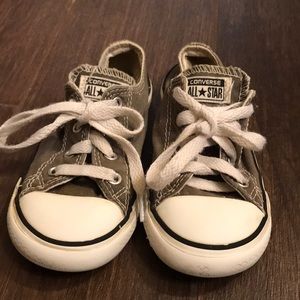 Converse Grey Size 9 Toddler Little Kid
